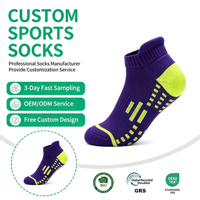 Chaussettes en polyester respirantes et antidérapantes à séchage rapide pour la course, la randonnée et les sports de plein air - Saison estivale