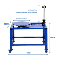 Machine manuelle d'emballage de bagages d'aéroport, machine portable d'emballage de valises et de bagages sous film étirable, machine rotative pour cartons