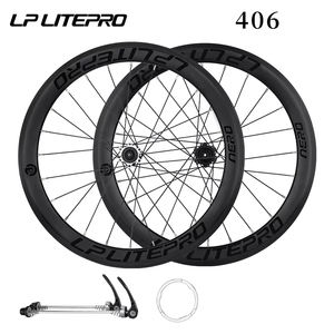 <span class=keywords><strong>Roues</strong></span> de vélo LP Litepro AERO UltraLight Double Jante 40MM pour <span class=keywords><strong>BMX</strong></span> Folding Bike 20 Inch Wheel Set 406 451 Disc Brake Wheelset - Product Image 6