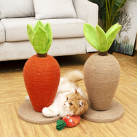 Sisal — arbre à chat en forme de carotte, jouet pour grattoir, vente en gros, nouvelle collection