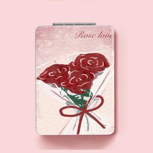 <span class=keywords><strong>Miroir</strong></span> de maquillage pliable double face en cuir PU pour femmes, <span class=keywords><strong>miroir</strong></span> de maquillage de voyage, peut être vendu en gros et personnalisé avec logo - Product Image 6