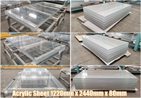 Feuille acrylique transparente 4x8 plaque de plexiglas feuille acrylique givrée 4mm