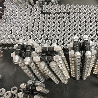 Huayuan TWINFLEX-SCREWED joint de dilatation en caoutchouc résistant à l'huile raccords de plomberie filetage joint de dilatation en caoutchouc Flexible