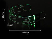 Lunettes LED Cyberpunk personnalisées Beckon tout-en-un pour promotions de bars, motifs lumineux programmables pour cadeaux clients de clubs