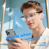 Lunettes Intelligentes IA Décontractées pour Hommes et Femmes, Tendance, Protection UV, Sans Fil, pour Lecture Musicale, Fonctionnalités de Traduction, Cyclisme