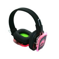 Casque et émetteur sans fil Silent Party avec nouvelles lumières LED pour une soirée disco silencieuse