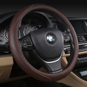 Accessoires intérieurs <span class=keywords><strong>de</strong></span> voiture Offre Spéciale respirant couverture <span class=keywords><strong>de</strong></span> volant <span class=keywords><strong>de</strong></span> voiture EN CUIR PU couverture <span class=keywords><strong>de</strong></span> volant 38cm - Product Image 4