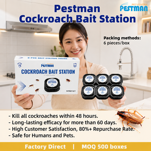 Estación de Cebo <span class=keywords><strong>para</strong></span> <span class=keywords><strong>Cucarachas</strong></span> de Marca Privada OEM, Mata <span class=keywords><strong>Cucarachas</strong></span> <span class=keywords><strong>para</strong></span> <span class=keywords><strong>Cucarachas</strong></span> Alemanas, Americanas y Orientales, <span class=keywords><strong>para</strong></span> Uso en el Hogar, la Cocina y Apartamentos - Product Image 1