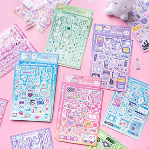 Bán Buôn Không Thấm Nước Tùy Chỉnh In Ấn Vinyl Nụ Hôn Cắt Dễ Thương Giấy Sticker Tấm Cho Kế Hoạch Văn Phòng Phẩm - Product Image 1