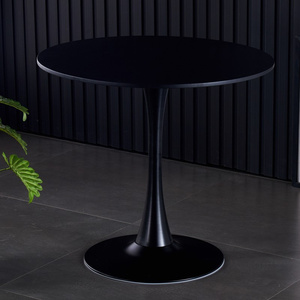 DB Modern Round <b>Dining</b> <b>Table</b> MDF <b>Top</b> Steel Base 4 Seater Home Furniture - Product Image 4