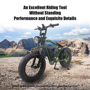 Vélo électrique Jyop-zs 20 pouces pour adultes, moteur central sans balais 500W, 8 vitesses, batterie lithium 48V 15Ah, autonomie 60km, cadre carbone - Product Image 6