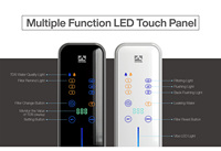 Système d'osmose inverse sans réservoir intelligent LAN SHAN LSRO-800D pour la maison, 3 étapes, débit de 800 GPD, filtration automatique, filtres à eau