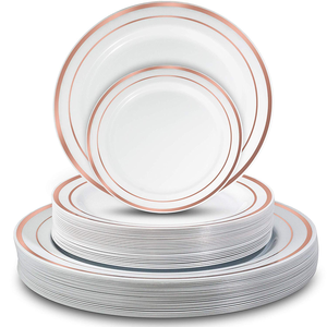 50 piezas más vendidas en los mercados europeos y americanos bandeja de vajilla desechable plato de cena plato de Sushi bandeja de fruta 25 cada uno - Product Image 4