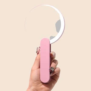 Espejo Led de maquillaje al mejor precio con diseño de mango giratorio y espejo de tocador con batería de litio para cosméticos - Product Image 1