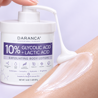Lotion corporelle anti-âge biologique AHA, raffermissante, lissante, soin anti-rides, crème nourrissante AHA pour le corps