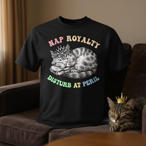 T-shirt promotionnel premium Nap Disturb Royalty Peril - Product Image 3