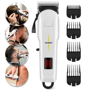 Solimpia HT-830 Nouvelle tondeuse à <span class=keywords><strong>cheveux</strong></span> électrique rechargeable pour la maison et le salon, tondeuse à <span class=keywords><strong>cheveux</strong></span> pour hommes - Product Image 2