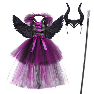 Disfraz <span class=keywords><strong>de</strong></span> <span class=keywords><strong>Bruja</strong></span> para Niñas con Cola para Halloween, Fiesta <span class=keywords><strong>de</strong></span> Disfraces y Cosplay - Product Image 6