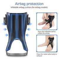 Support gonflable confortable d'orthèse de cheville d'orthèse de pied de baisse d'airbag pour l'équipement de réadaptation de Patients d'accident vasculaire cérébral d'hémiplégie