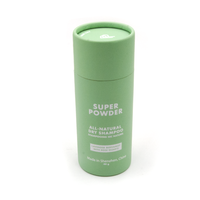 Tube en carton alimentaire personnalisé avec couvercle tamis, récipient écologique pour poudre, épices, sel, cacao, assaisonnements