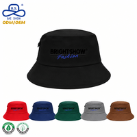Chapeau Bob en Nylon Imperméable GRS Écologique avec Logo Personnalisé et Poche Secrète Zippée pour un Style Décontracté Urbain – Fournisseur OEM
