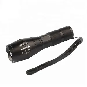 Outdoor emergency aluminum 1600 LM T6 LED flashlight long range high power tactical flashlight