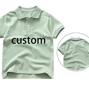 Camiseta Polo de Manga Corta con Solapa, Estilo Nuevo, para Niños, Deportiva, de Verano, Color Sólido, Informal, Fresca, Personalizable - Product Image 2