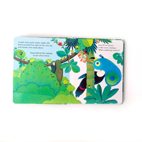 Service d'impression Livres pour enfants à rabat 3D Livre pop-up pour enfants La jungle Livre cartonné relié