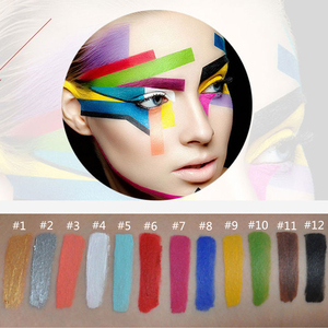 Set di 12 Colori ad Alta Pigmentazione per Trucco Viso e Corpo, Impermeabile, Cosmetici Personalizzati per Feste, Pittura Corporea Sicura - Product Image 2