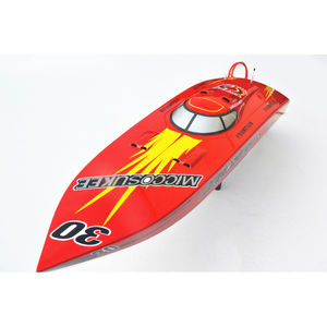 King of Shaves G261P1 <span class=keywords><strong>26CC</strong></span> moteur fibre de verre essence <span class=keywords><strong>RC</strong></span> <span class=keywords><strong>bateau</strong></span> de course ARTR bateaux 70 km/h sans système Radio bricolage modèle jouets pour adultes - Product Image 4