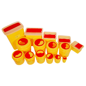 Medical Waste bin 1L 2L 3L 4L 5L 6L 8L 10L 15L 18L Plastic Medical Disposable Biohazard Sharp containers
