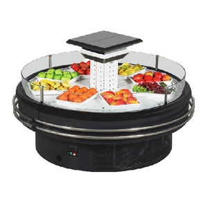 Kimay Hot Bán Mở Hiển Thị Vòng Trái Cây Và Rau Siêu Thị Đảo Tủ Đông Duy Nhất Nhiệt Độ Không Khí Chế Độ Làm Mát - Product Image 2