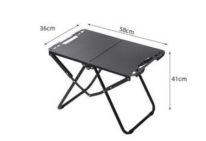 IGT, <span class=keywords><strong>mesa</strong></span> plegable de hierro ligera, portátil y duradera para acampar al aire libre, multifunción, Picnic y té, diseño moderno - Product Image 5