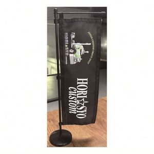 ออกแบบฟรี พิมพ์ดิจิทัลคุณภาพสูง ผ้าโพลีเอสเตอร์ 100% ธงมินิโนโบริสั่งทำขนาด 10x30 ซม. พร้อมเสาธงไฟเบอร์กลาส สำหรับโฆษณา - Product Image 4