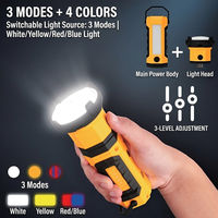 Kits d'outils électriques modulaires avancés avec têtes interchangeables, lampes de poche, souffleurs, aspirateurs et lampes de travail