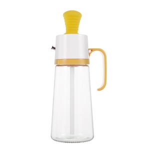Wholesale Oil <b>Brush</b> <b>Bottle</b> with Integrated Pourer High Temperature Resistant Glass 250mL Capacity Modern Design Seasoning - Product Image 6