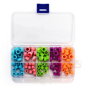 100 pièces d'anneaux d'identification en silicone pour instruments dentaires, code couleur, grandes et petites tailles, résistants aux hautes températures, pour la dentisterie - Product Image 3