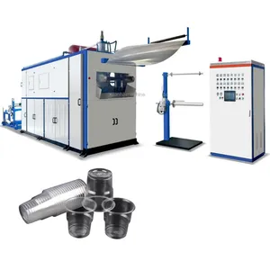 Automatic Cup Thermoforming Machine line For Making Disposable Plastic PP Cups Plate