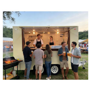 Remorque alimentaire compacte au design moderne avec réservoir d'eau, évier et armoires <span class=keywords><strong>de</strong></span> rangement pour une exploitation complète sur <span class=keywords><strong>site</strong></span> - Product Image 2