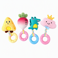 Jouets en peluche personnalisés et interactifs pour animaux de compagnie, poupées d'animaux simulés de dessin animé pour chiens, peluches molaires résistantes aux morsures