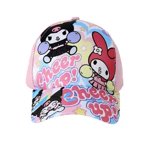 YWMX dibujos animados Cinnomoroll Kuromi gorra de béisbol para niños y niños Anime pato lengua sombrero lindo visera sombreros al por mayor