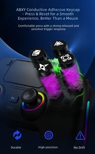 Control Inalámbrico para Consola <span class=keywords><strong>SONY</strong></span> PS4, RGB, Recargable, con Conector para Auriculares, Doble Vibración, Programación de Macros, Seis Ejes - Product Image 3