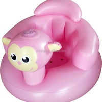 Canapé gonflable pour bébé, chaise haute gonflable pour bébé, chaise gonflable singe pour enfants, chaise d'apprentissage gonflable pour bébé