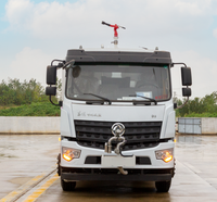 Camion de lutte contre l'incendie personnalisé à 10 roues avec canon à brouillard anti-poussière de 80 m pour chantier de construction