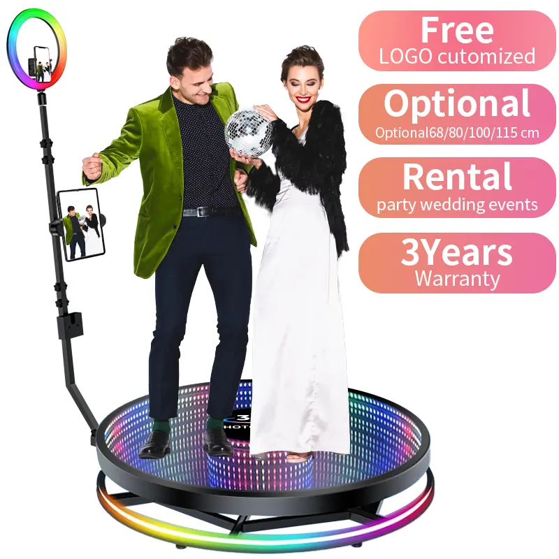 Portable Selfie Spin 360 Photo Booth Machine Espejo Photo Booth 360 Degre Photo Booth