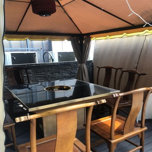 Table à manger de certification CE de <span class=keywords><strong>prix</strong></span> usine chinoise avec la marmite chaude sans fumée intelligente pour Xichuanbuluo - Product Image 3