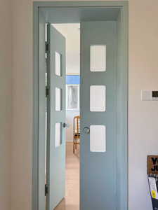 Cửa gỗ bền cho nhà gỗ rắn lối vào chính Porte khu dân cư nội thất phía trước nhập - Product Image 5