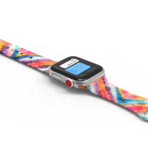 Unisex hermosa Impresión de deporte del silicón de la banda de reloj de Color Correa pulsera banda de repuesto para <span class=keywords><strong>Apple</strong></span> <span class=keywords><strong>Watch</strong></span> - Product Image 4