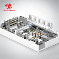 Peralatan Dapur Restoran Kustom Satu Set Lengkap Perlengkapan Memasak Restoran Komersial