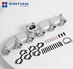 VA561/11622248166 nuevo colector de escape de hierro fundido para BMW <span class=keywords><strong>E46</strong></span> E39 E60 E61 E38 E65 X3 X5 X6 3 5 7 Series - Product Image 1